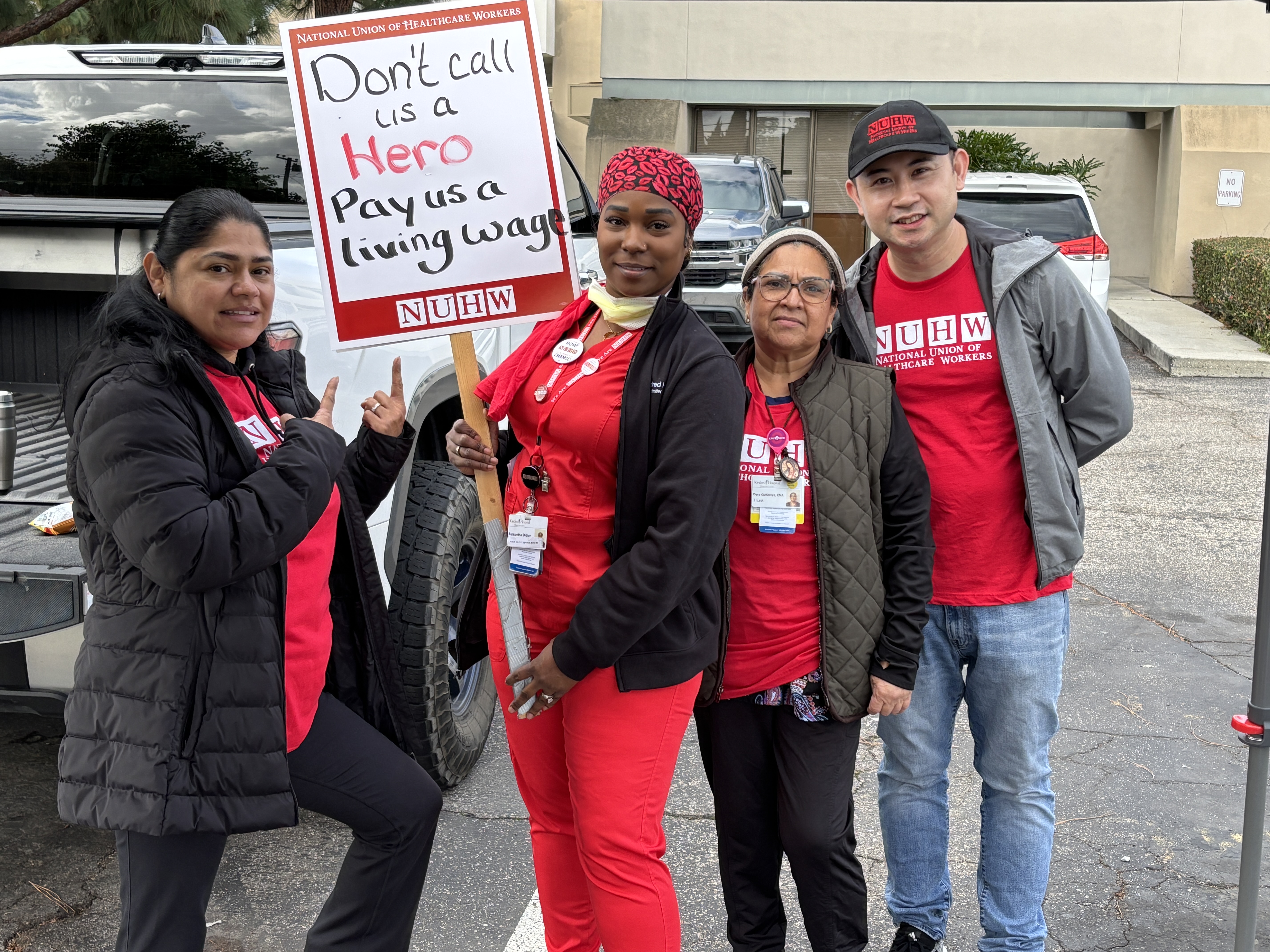 About 315 union caregivers at two Orange County hospitals in...