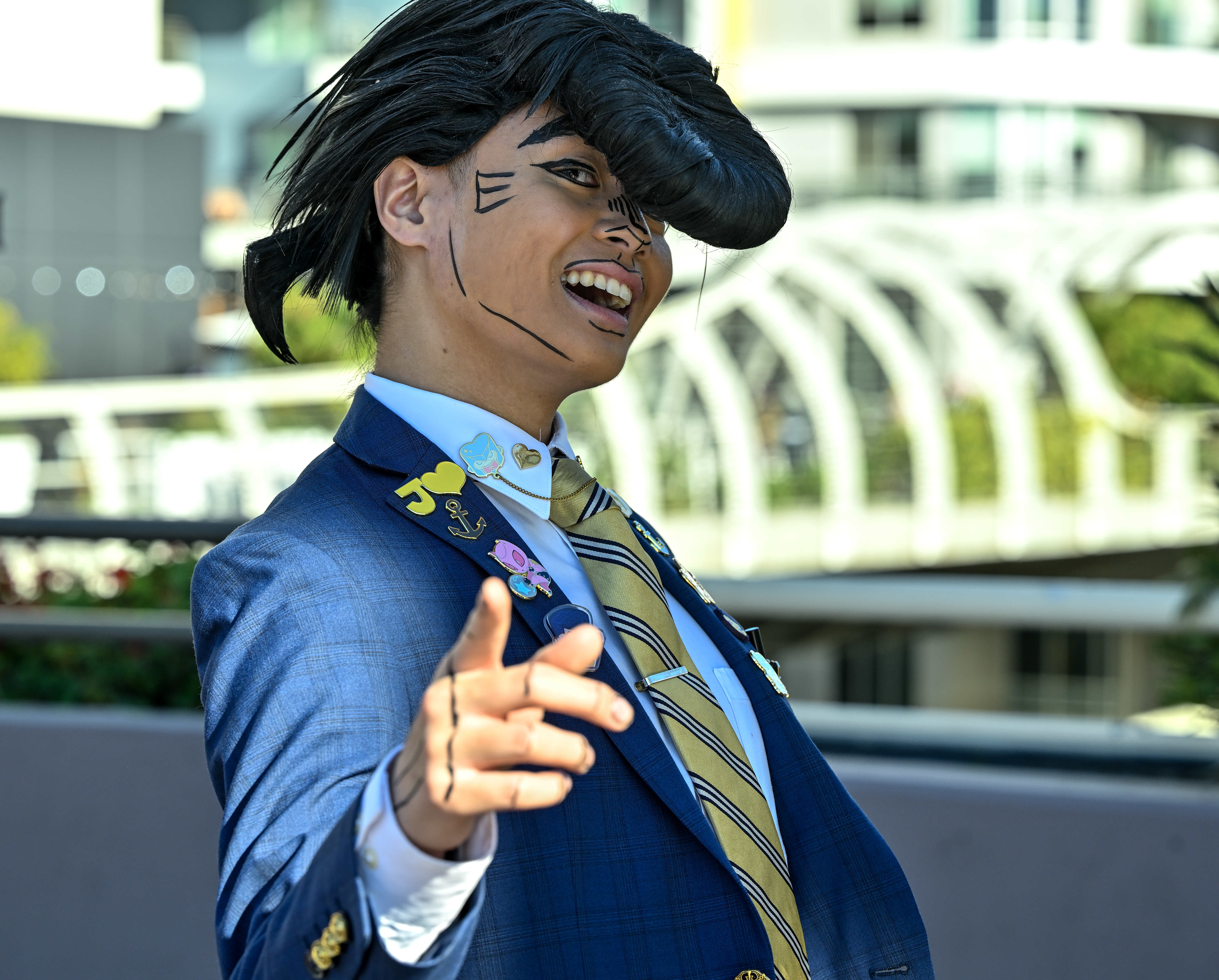 Jan Abestilla is dressed as Josuka from JoJo’s Bizarre Adventure...