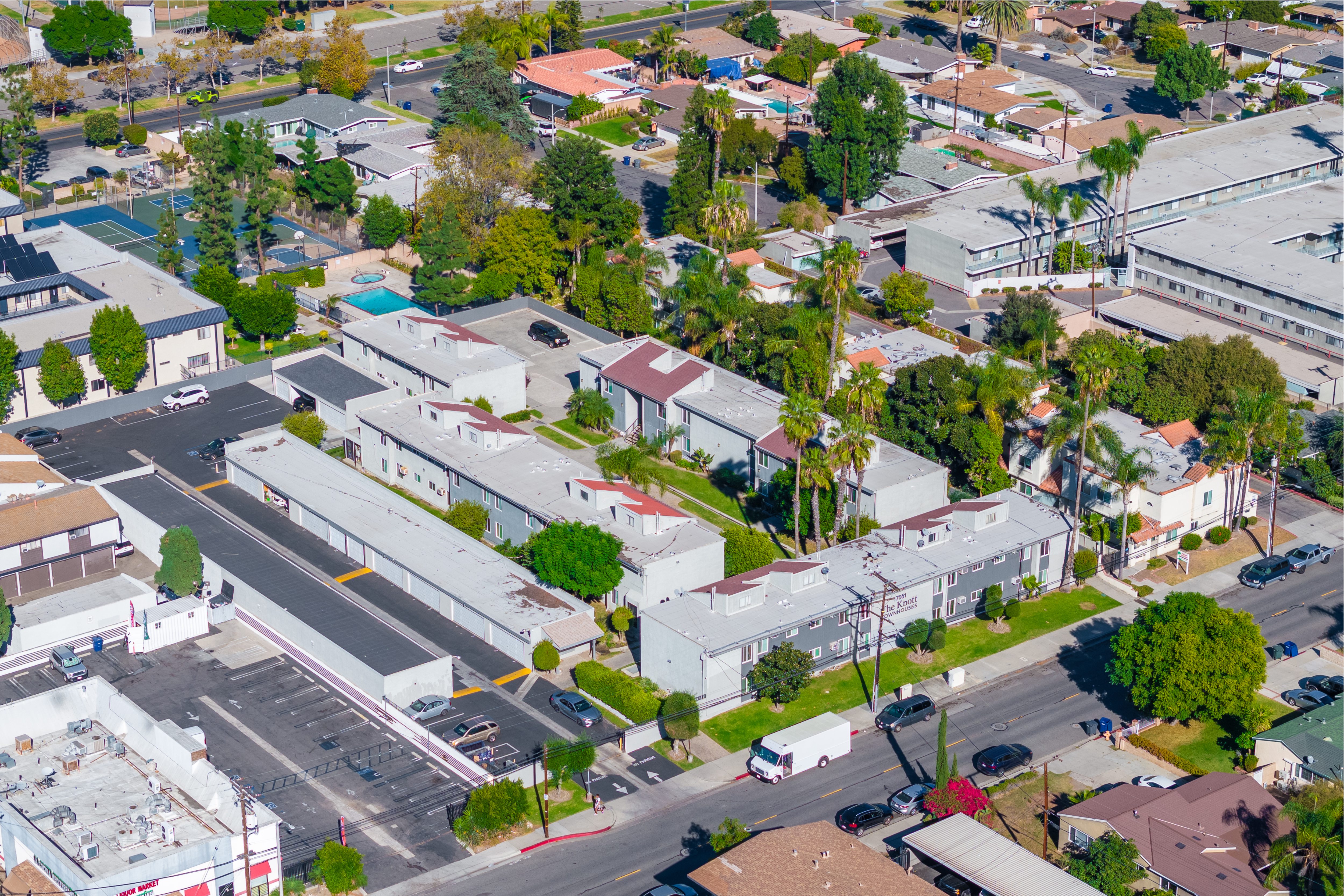 This 28-unit townhome community in Buena Park sold Dec. 30...