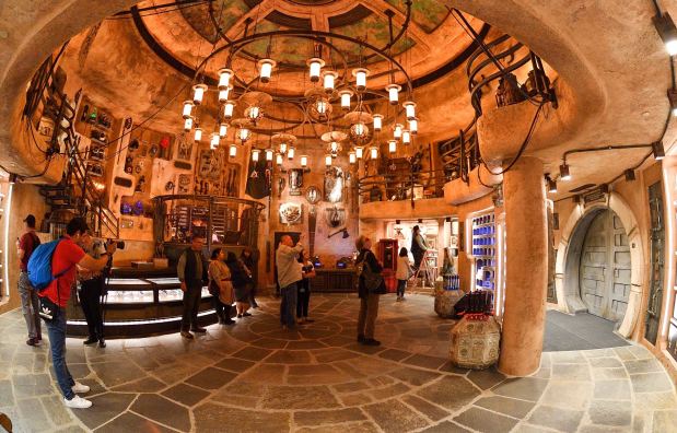 Dok-Ondar's Den of Antiquities in the Black Spire Outpost on the planet of Batuu at Star Wars: Galaxy's Edge at Disneyland in Anaheim, CA, on Wednesday, May 29, 2019. (Photo by Jeff Gritchen, Orange County Register/SCNG)