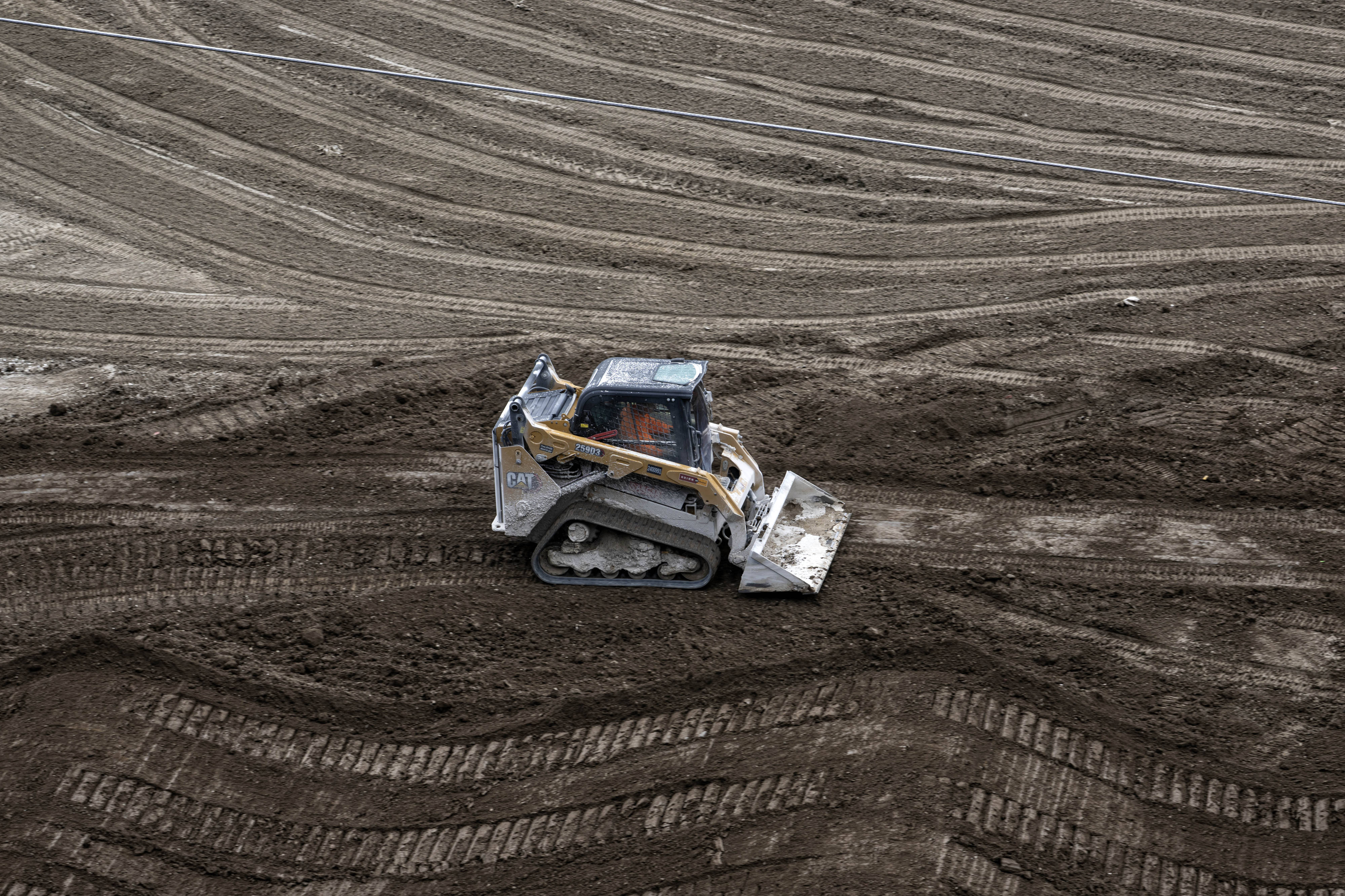 Angel Stadium of Anaheim starts to transform into a curvaceous...