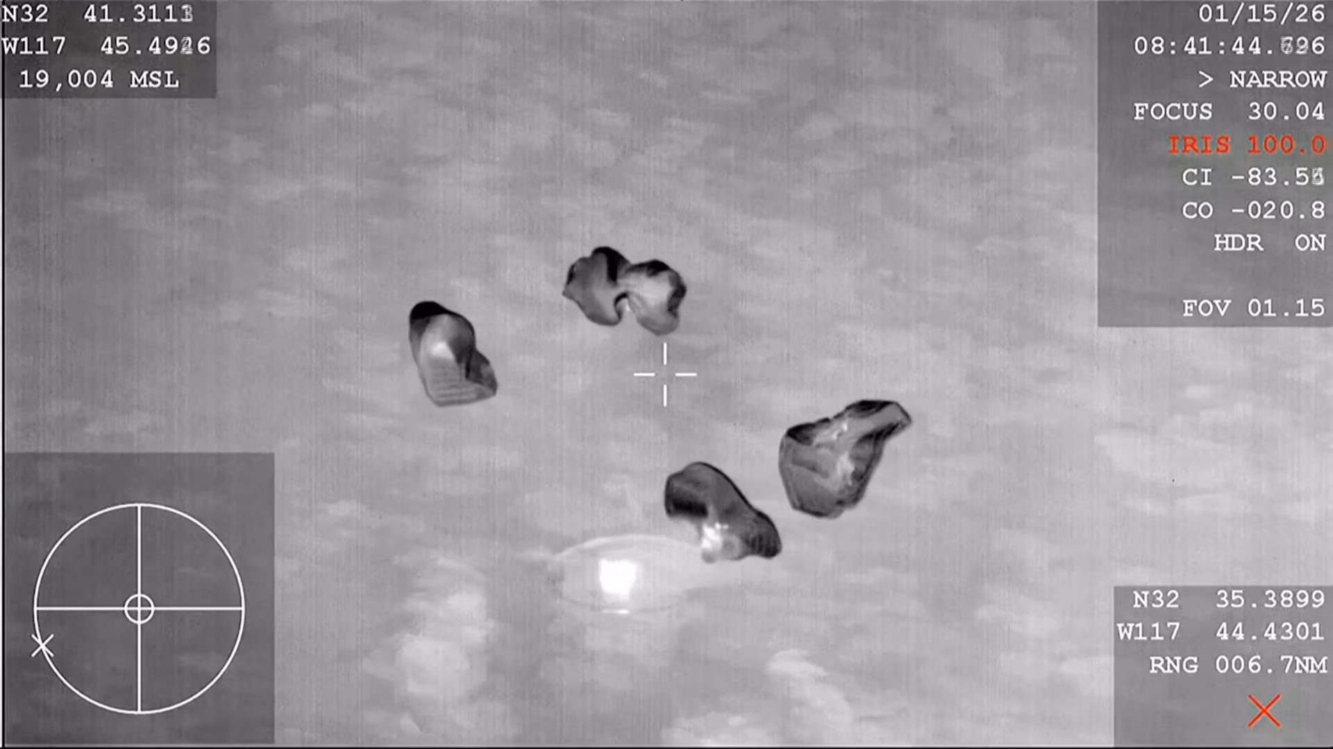 NASA's Crew 11 Dragon splashdown upon returning to Earth