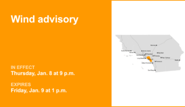 Orange County under a wind advisory Thursday and Friday – Orange County Register