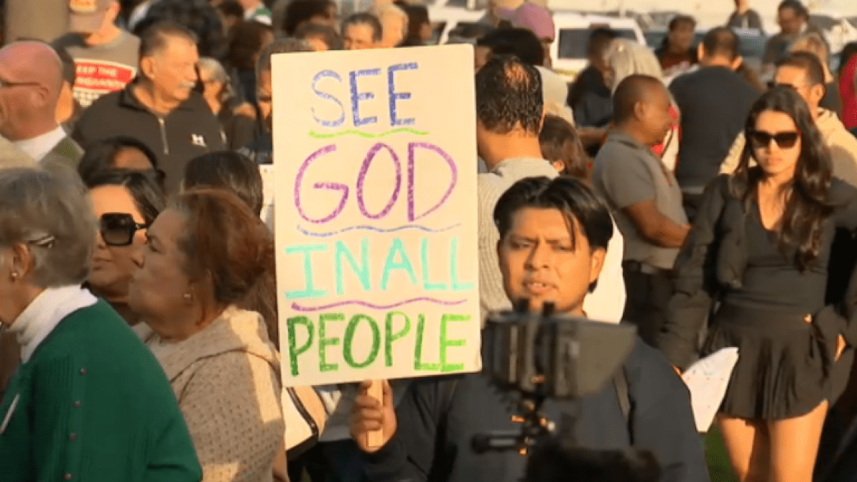 Hundreds participate in faith led procession in response to recent ICE activity – NBC 7 San Diego
