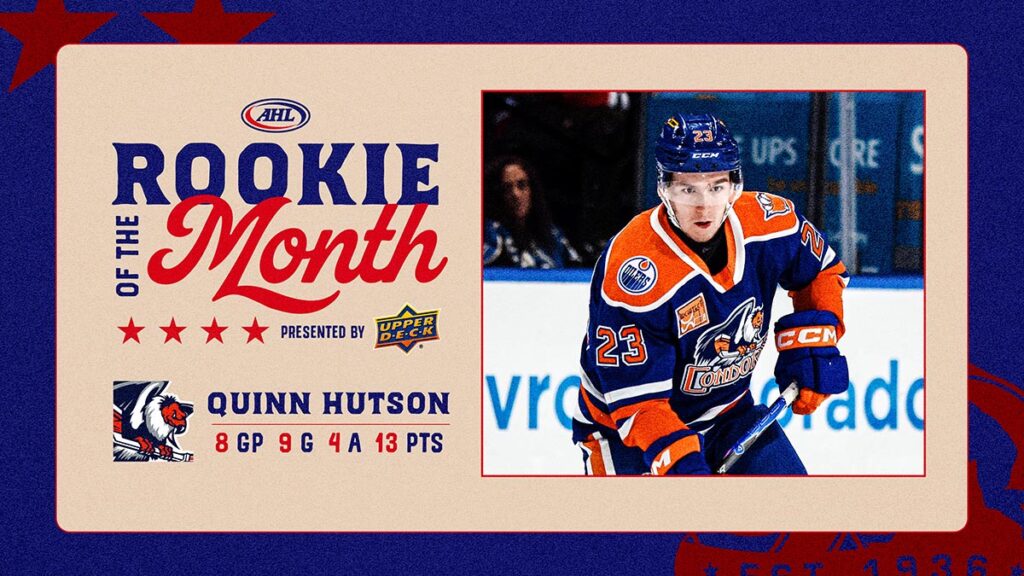 Condors’ Hutson named AHL Rookie of the Month for December | TheAHL.com