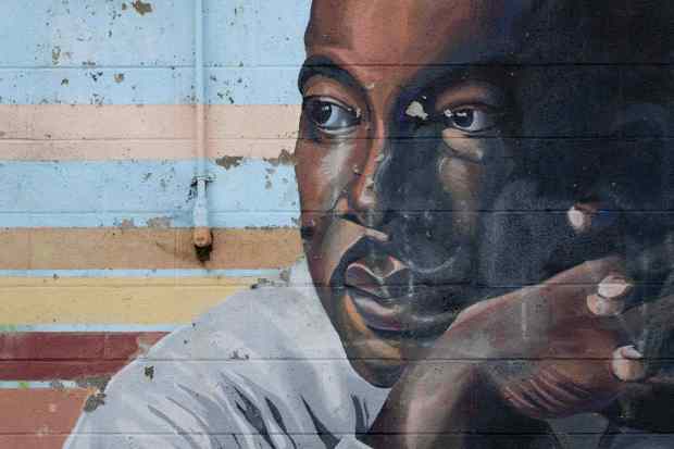 A mural called "Peace Makers" featuring the Rev. Martin Luther King Jr., by Jose M. Loza, is seen Monday, Jan. 12, 2026, at Seaside Park in Long Beach. (Photo by Drew A. Kelley, Press-Telegram/SCNG)