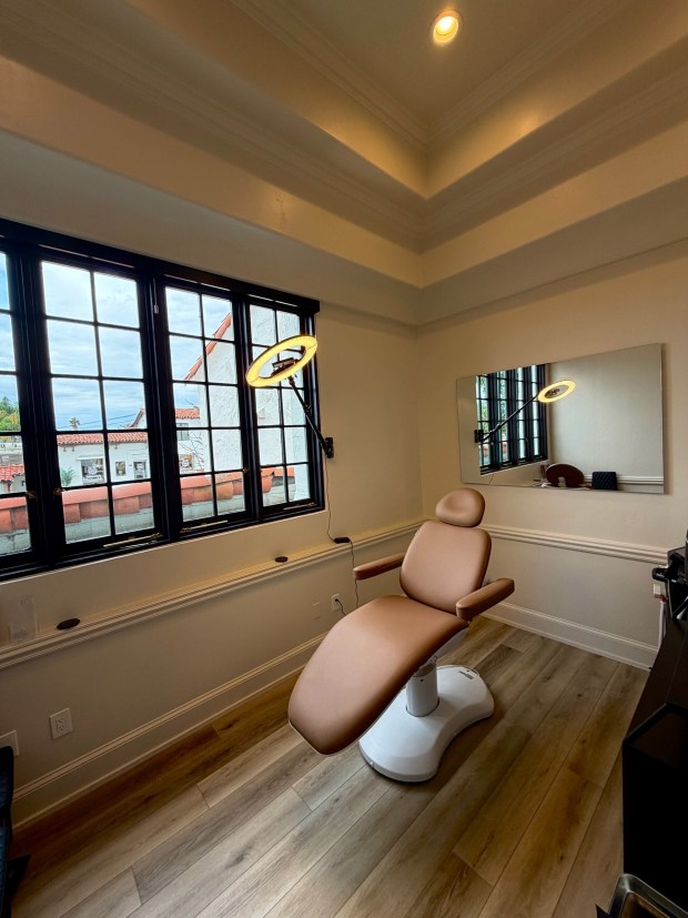 One of three treatment rooms in Rancho Santa Fe's Moonlight Longevity. (Courtesy Moonlight Longevity)