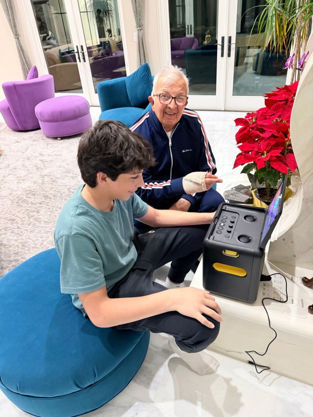 Milaan Seeliger during a Tech-Angels visit. (Dimple Shah)