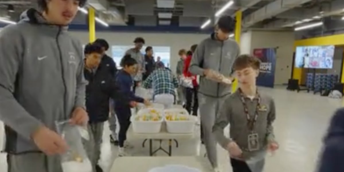 California basketball team gives back to Springfield’s Convoy of Hope before playing in Tournament of Champions