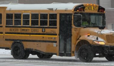 Driver dies after crashing into Rochester school bus in Waterford – The Oakland Press