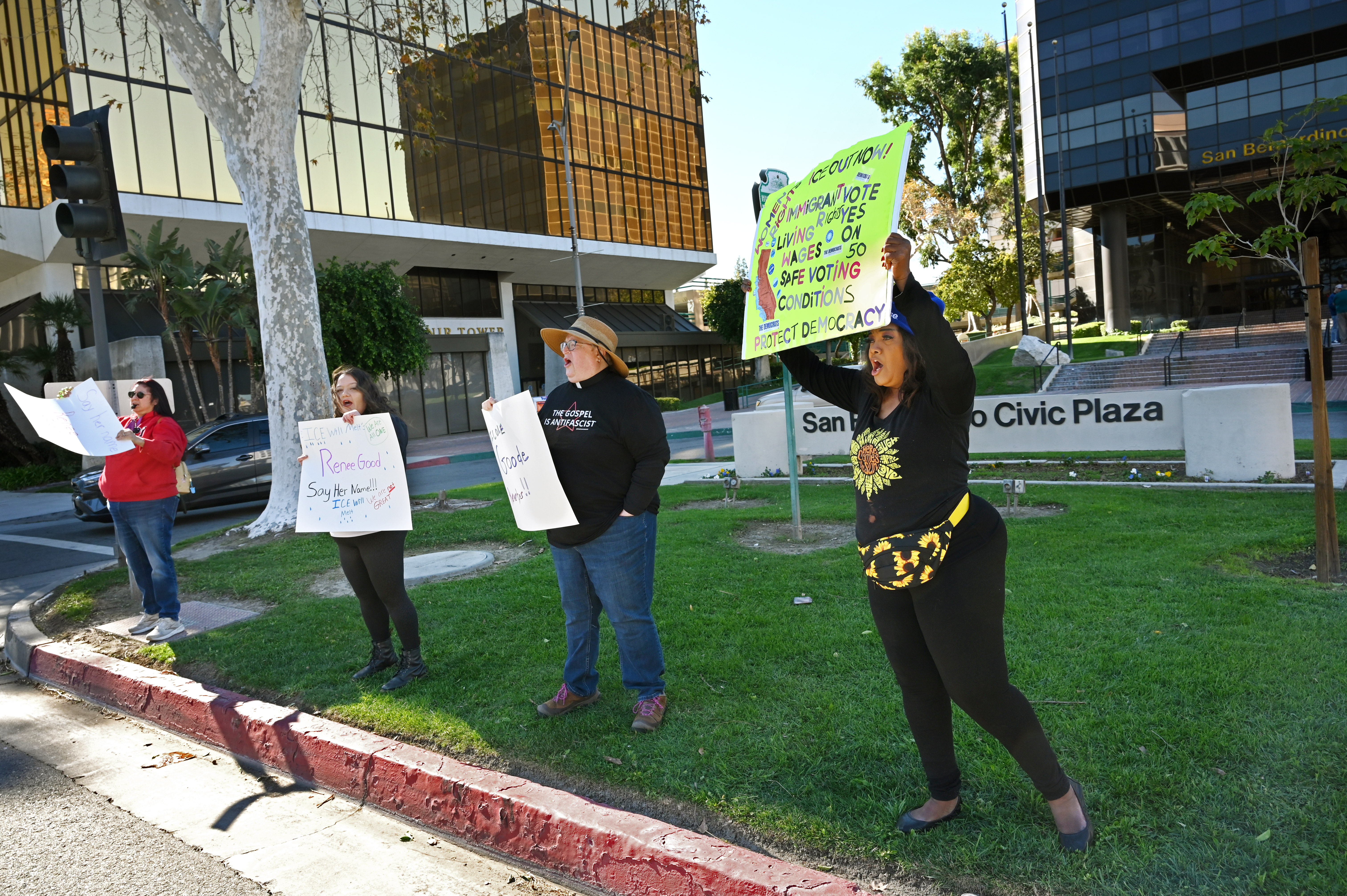 Protests were held across the country on Saturday, Jan. 10,...
