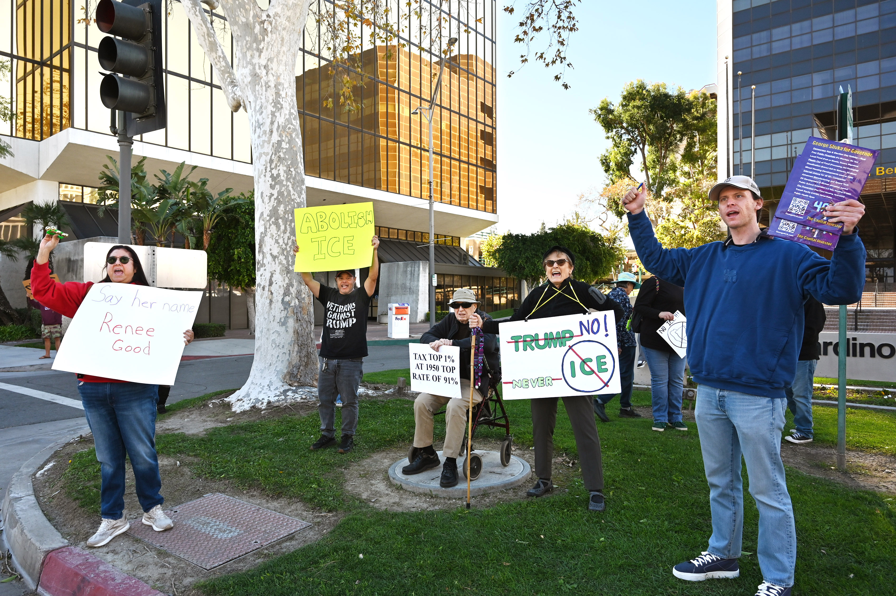 Protests were held across the country on Saturday, Jan. 10,...