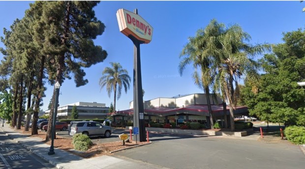 Denny's restaurant at 612 Contra Costa Boulevard in Pleasant Hill, seen in May 2025. (Google Maps)
