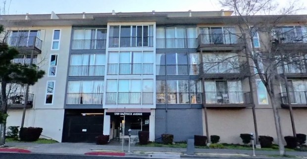 University Park, a 97-unit apartment complex at 1709 Shattuck Avenue in Berkeley, seen in a March 2025 image capture.(Google Maps)