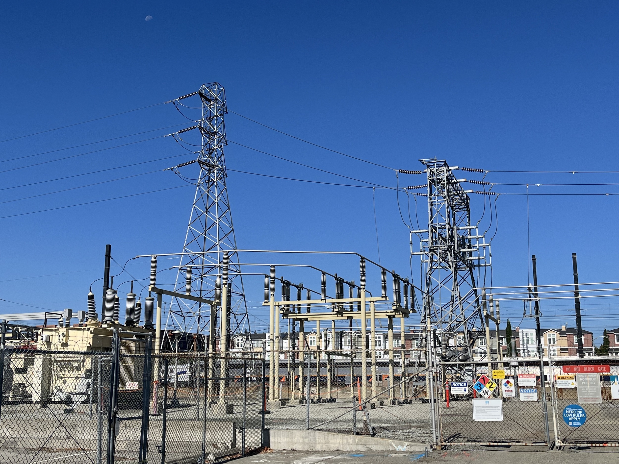 PG&E San Jose Substation A, located near the corner of...