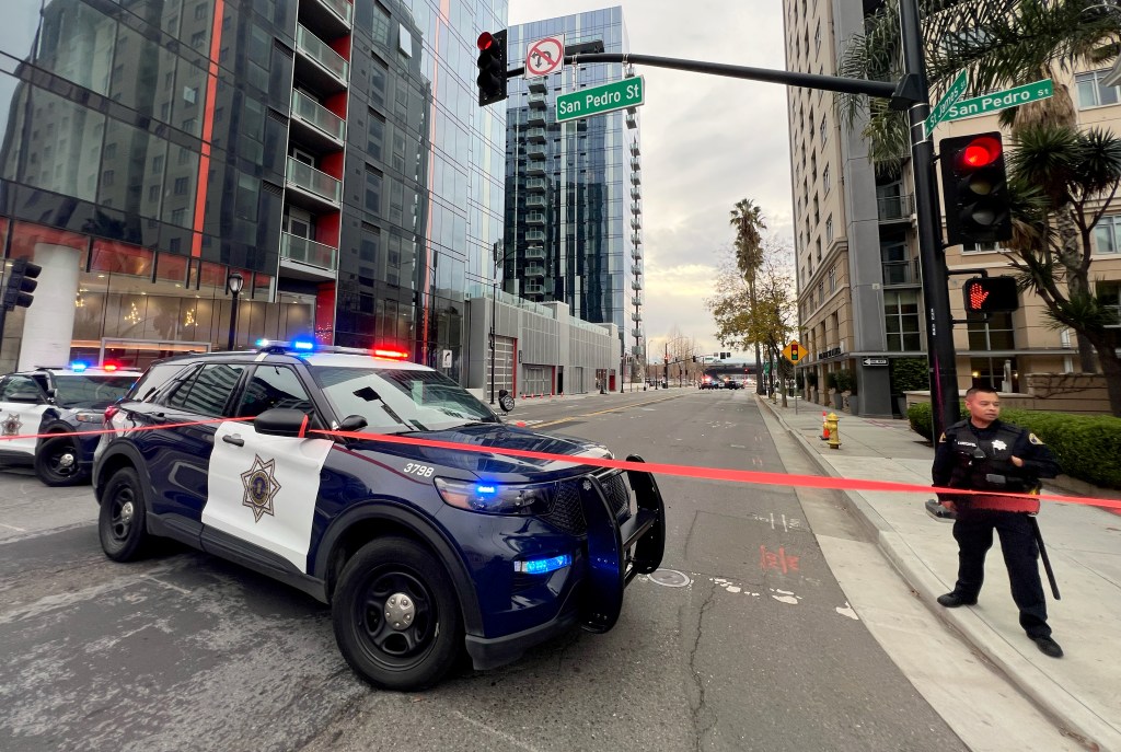 Carjacking suspect dead, San Jose officer wounded in shooting