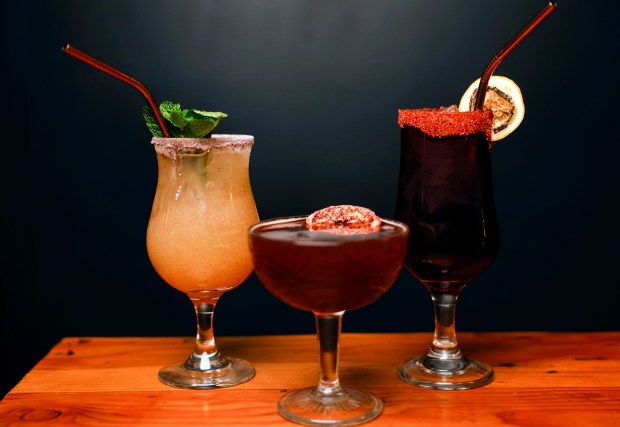 Mocktails from the Fox Tale Fermentation Project in downtown San Jose. (Shae Hammond/Bay Area News Group)