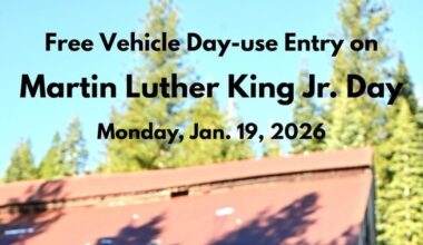 Most California State Parks will have free entry on MLK Jr. Day