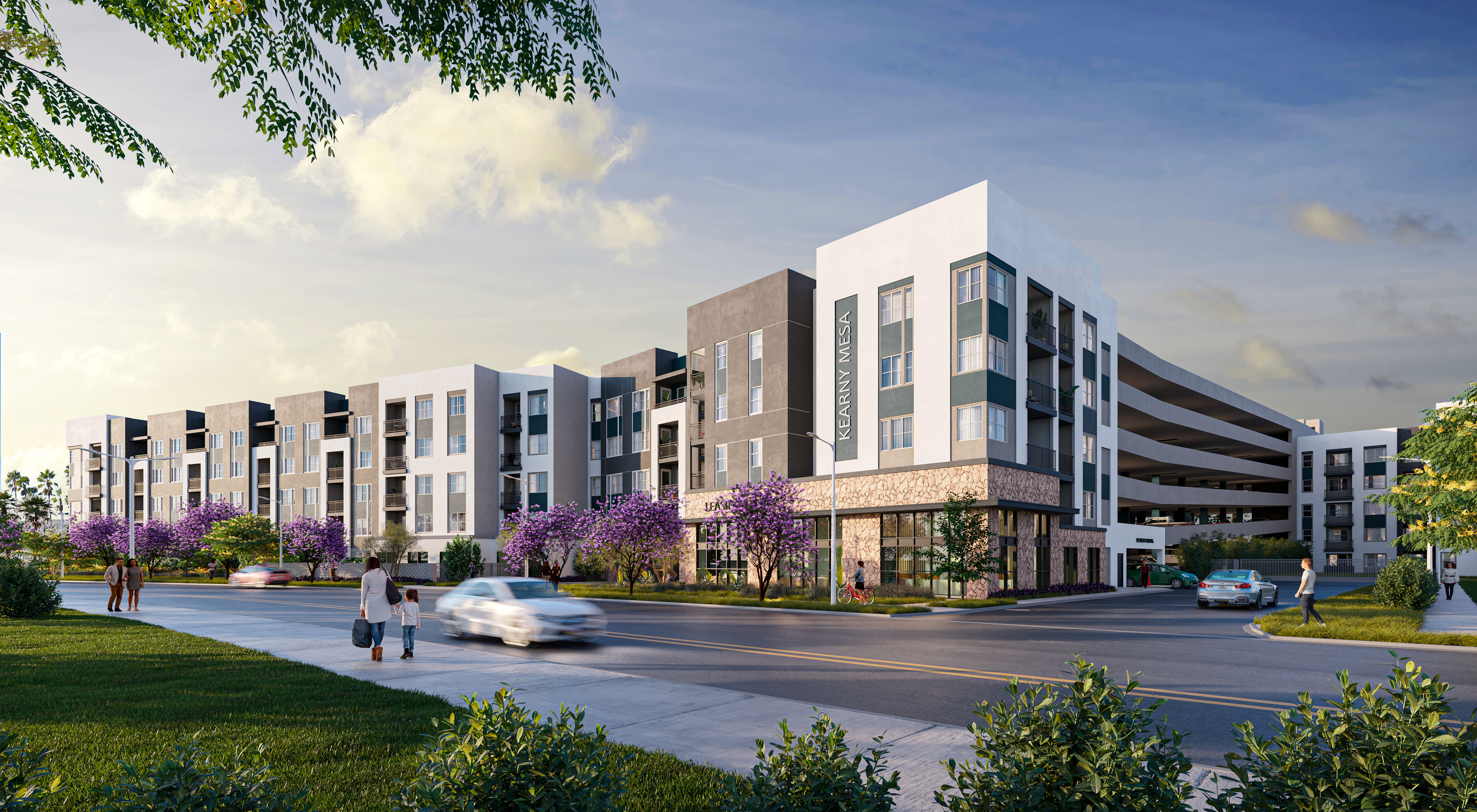 An unnamed apartment project at 5550 Kearny Mesa Road is...