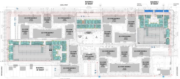 Rendering of the proposed remodel of Ava Pacific Beach (City of San Diego).
