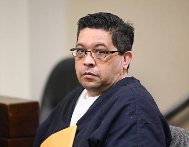 Jesse Wagner waits at his sentencing hearing in Chula Vista Superior Court Jan. 7, 2026 in San Diego, Calif. (Photo by Denis Poroy)