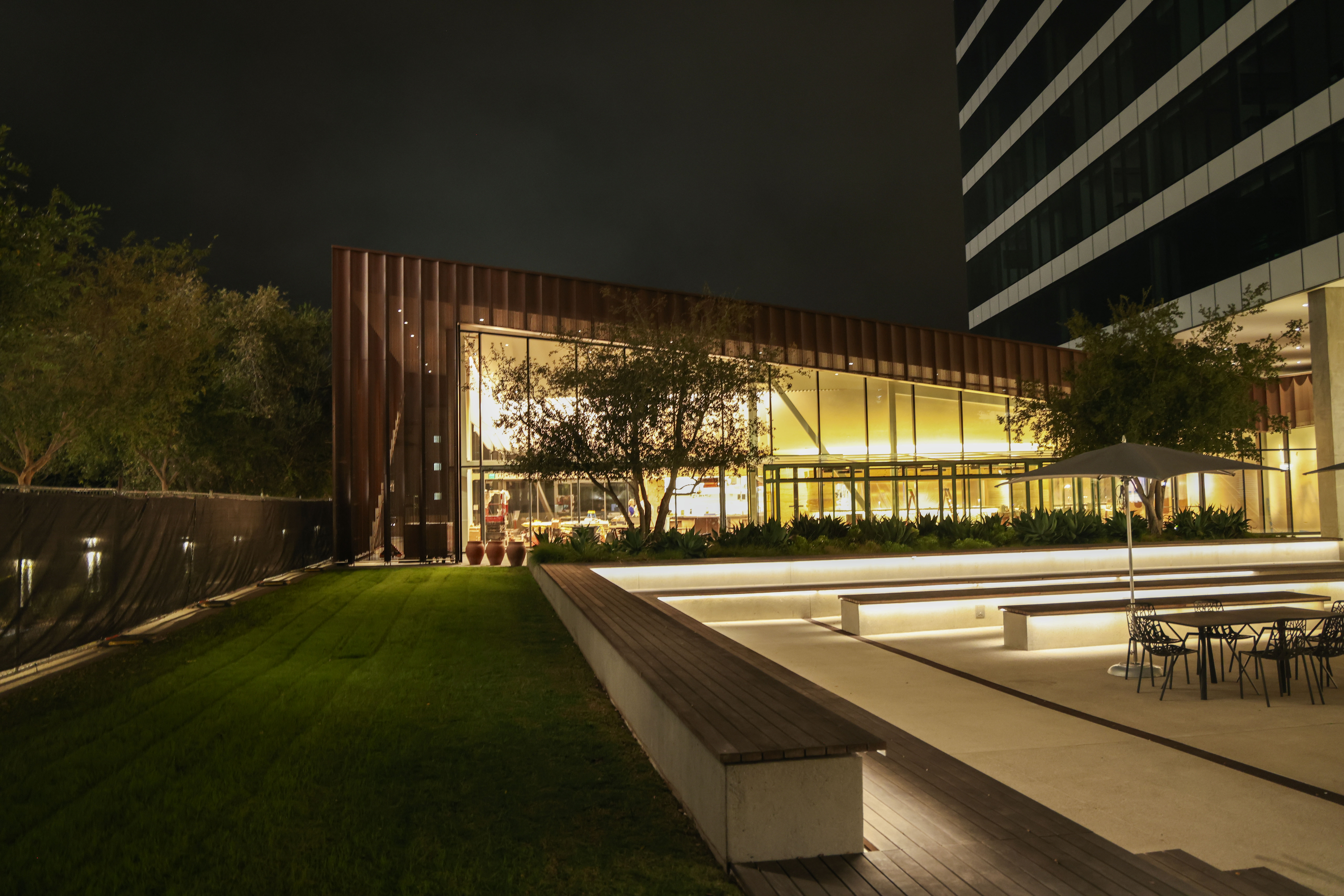 The exterior of Travis Swikard’s new Fleurette restaurant in the...