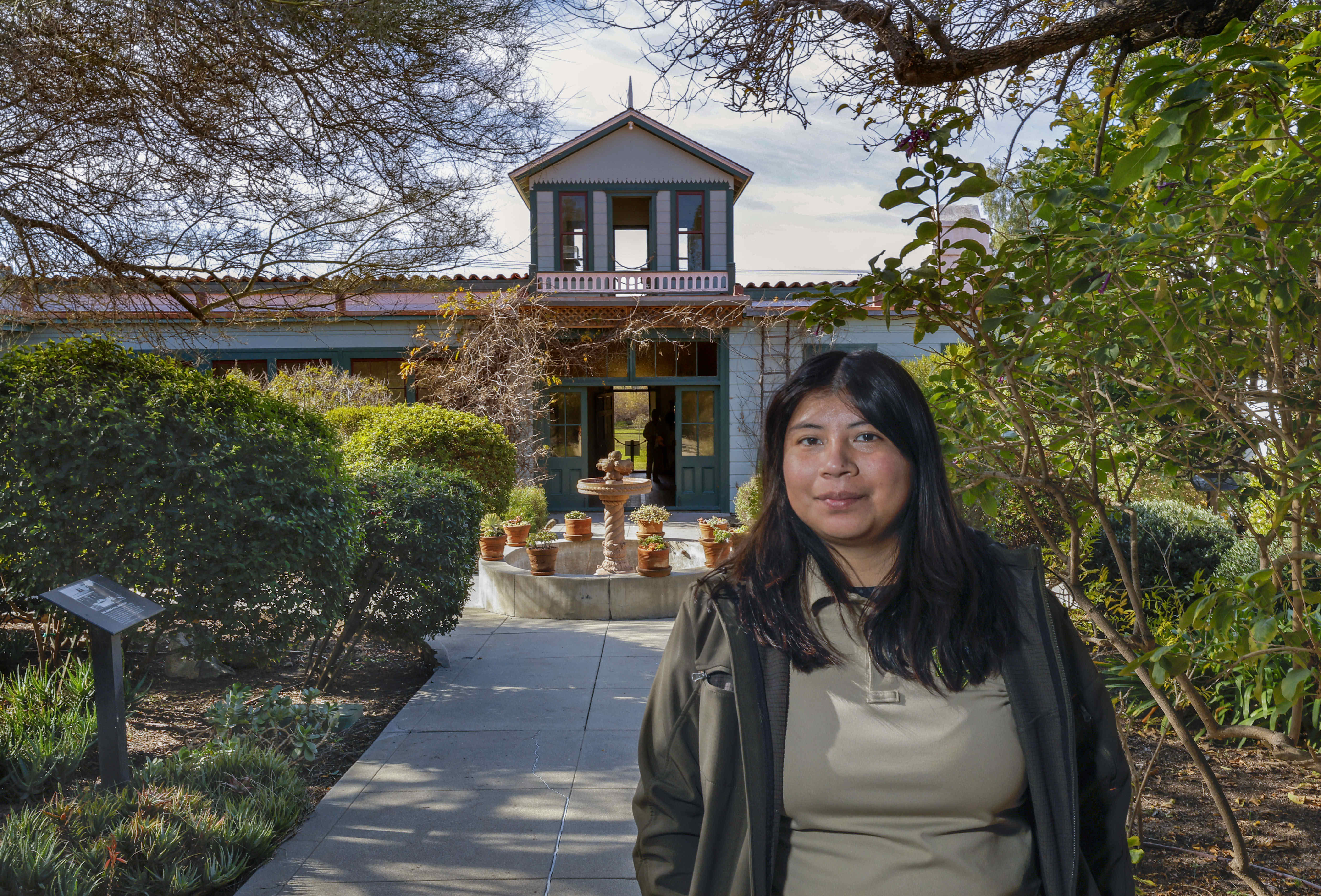 Portrait of Park Ranger Esmeralda Aguilar Garcia in the main...