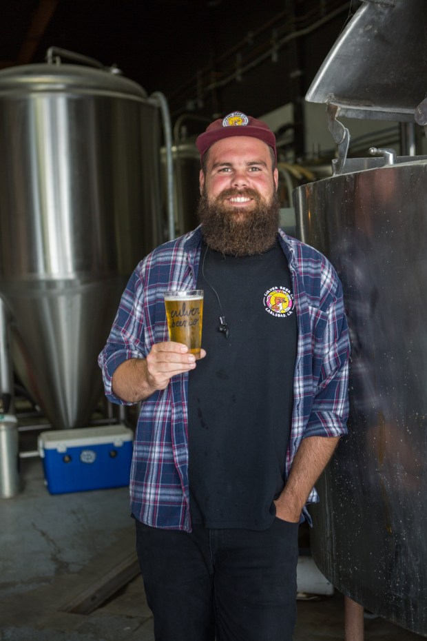 Mike Stevenson is the co-founder and head brewer at Culver Beer Company and Locally Toasted Deli in Carlsbad. (Marcy Browe Photography)