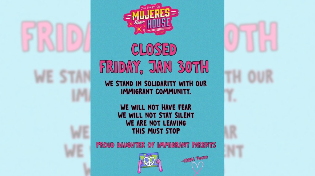 Some San Diego restaurants join Jan. 30 national strike by closing or donating proceeds – San Diego Union-Tribune