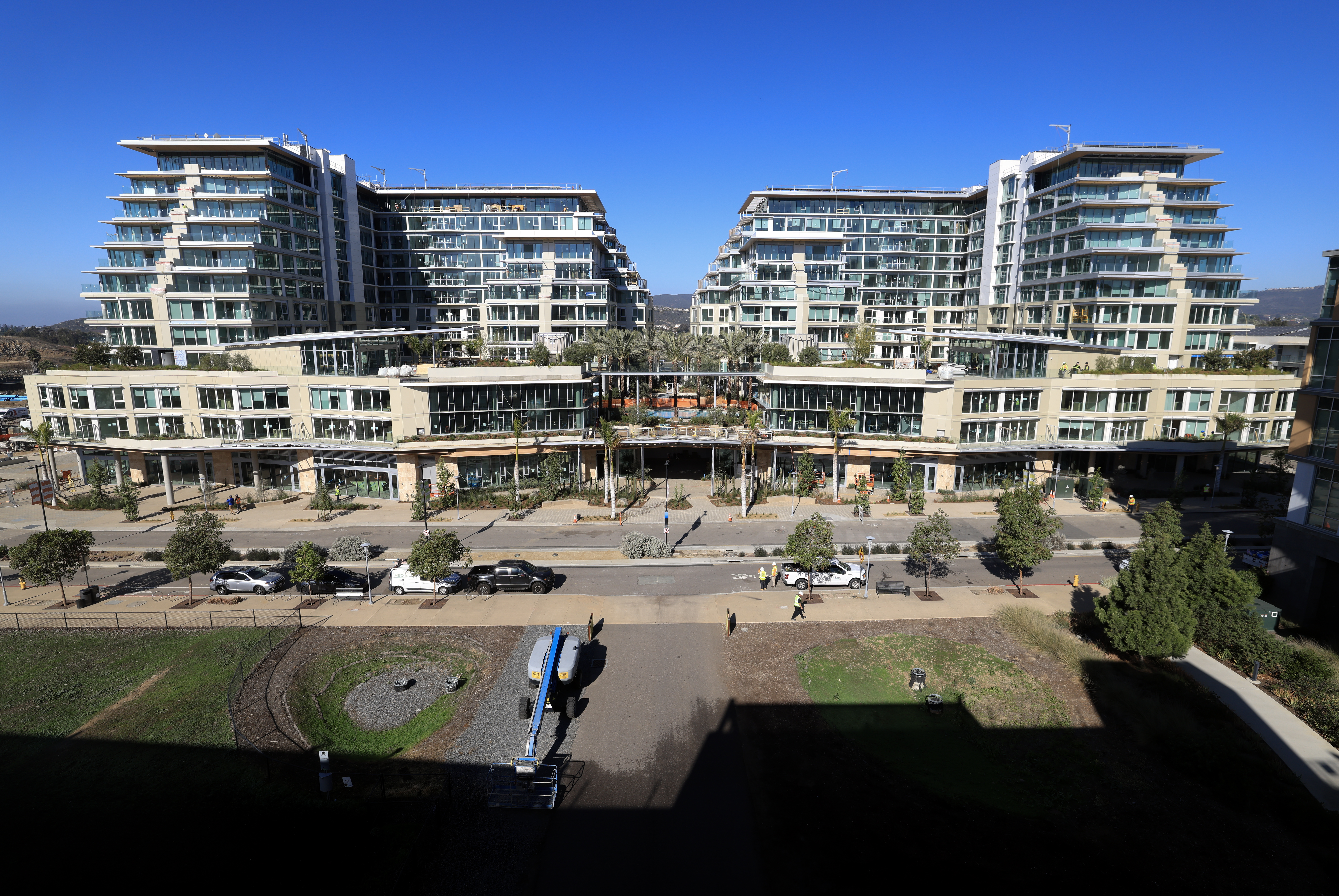 The new 222 North City building, which has 458 apartment...