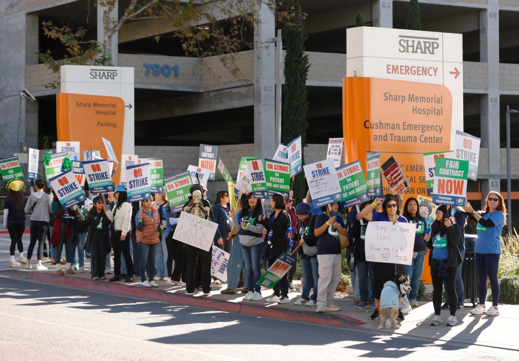 Sharp HealthCare and nursing union reach tentative deal – San Diego Union-Tribune