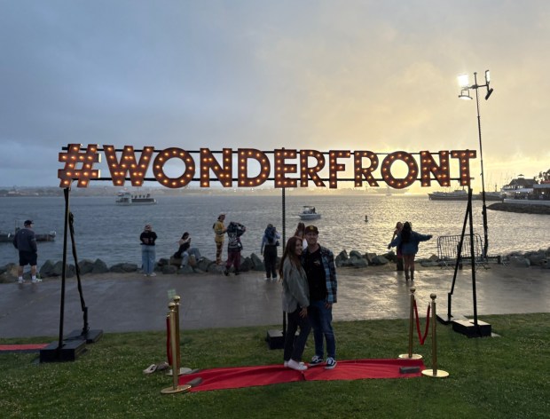 Wet, cold weather at the 2025 Wonderfront festival did not dampen the enthusiasm of attendees. (John Meyer)