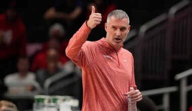 Former UCSD coach Eric Olen and his analytics-based approach face old-school Aztecs in Viejas Arena