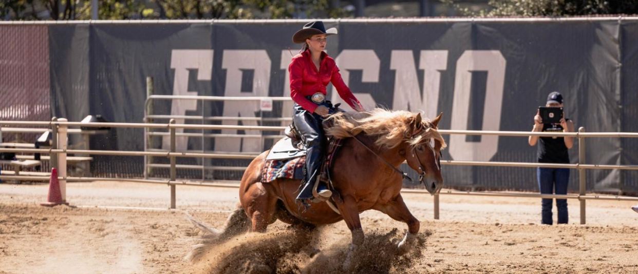 Fresno State equestrian Brogan Hill chases top honors at Denver stock show