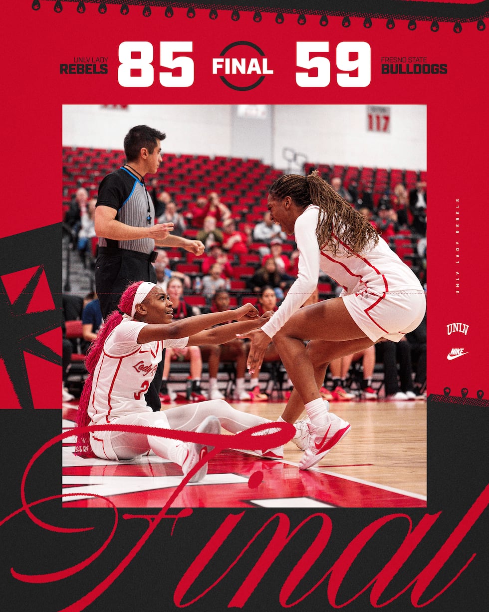 Five different Lady Rebels scored in double-digits as the UNLV women’s basketball team...