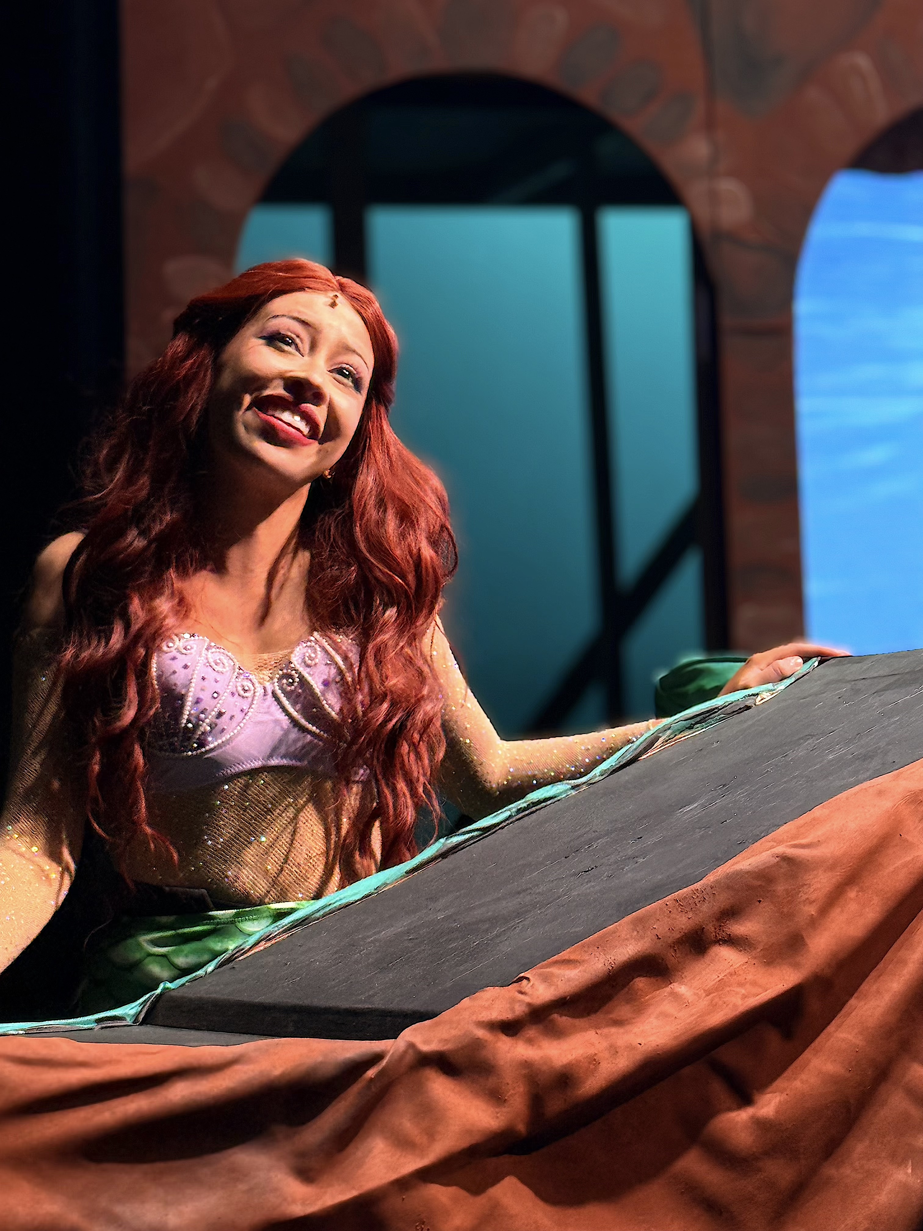 Arianna Hernandez as Ariel in “The Little Mermaid” presented by...