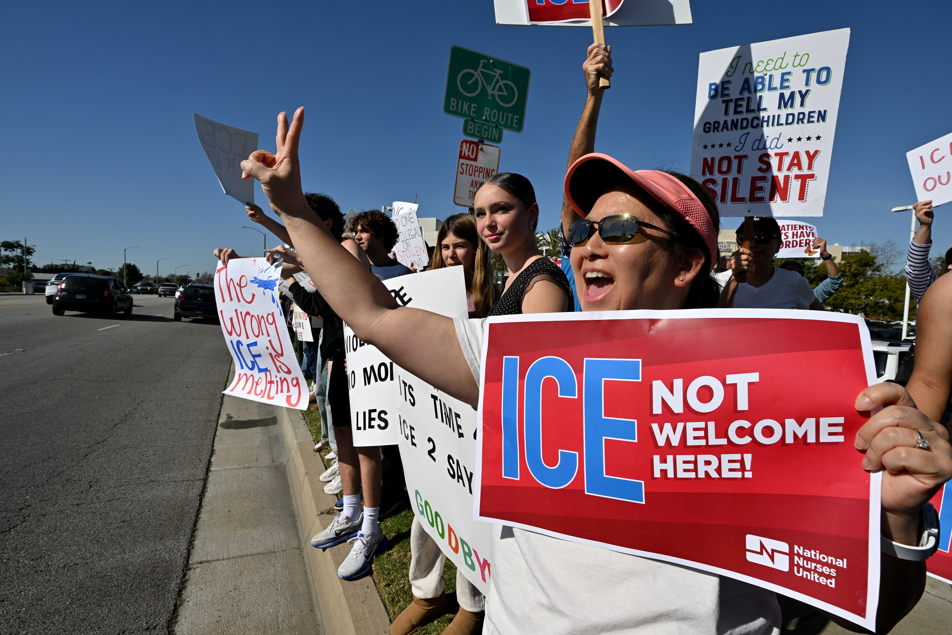 Roy and Helen Heard join nurses and fellow community members...