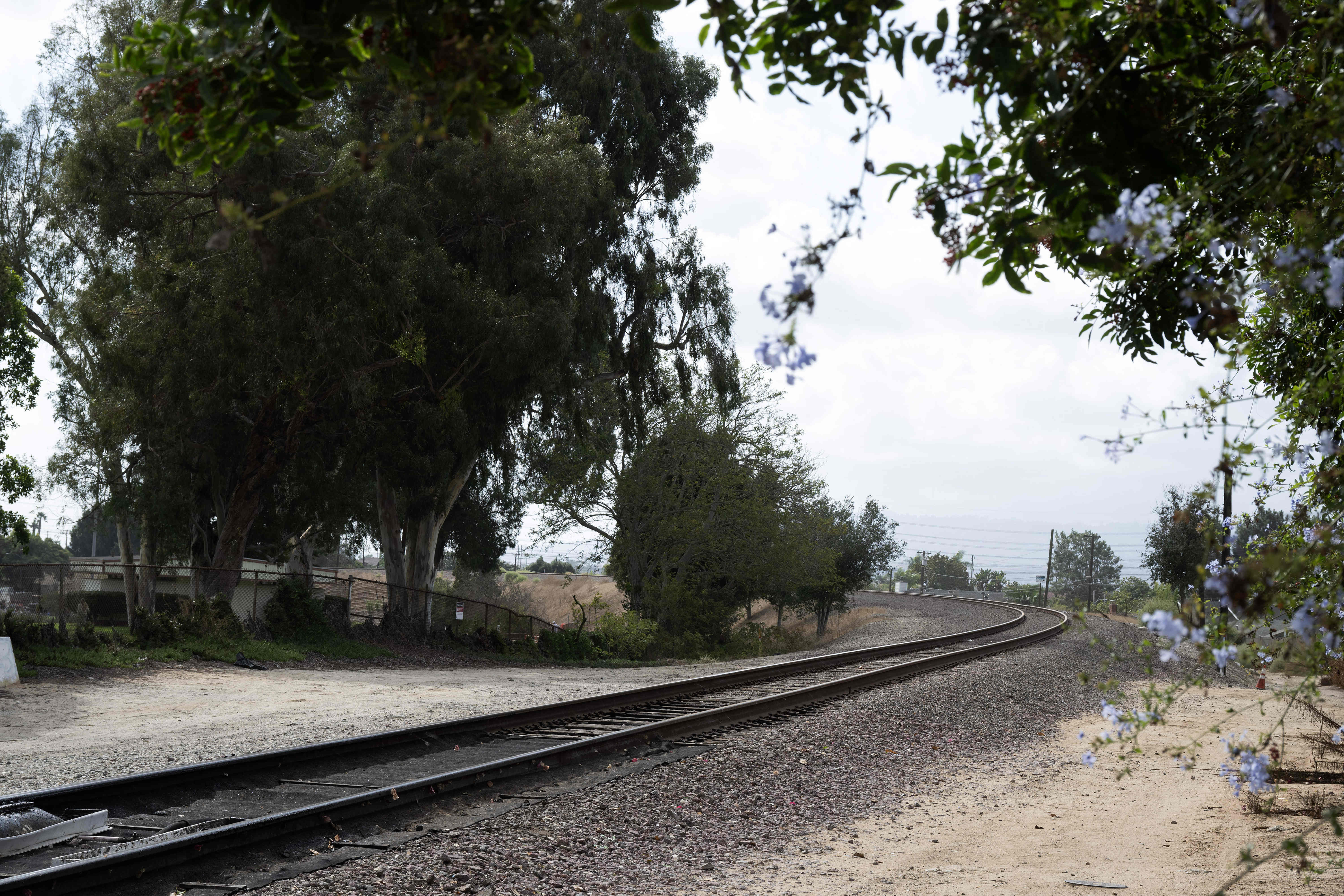 The freight rail line near 182nd St. in Redondo Beach...