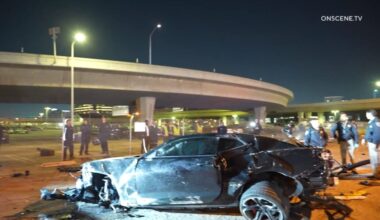 Car pursued by CHP plunges off 105 Freeway near LAX – Daily Breeze