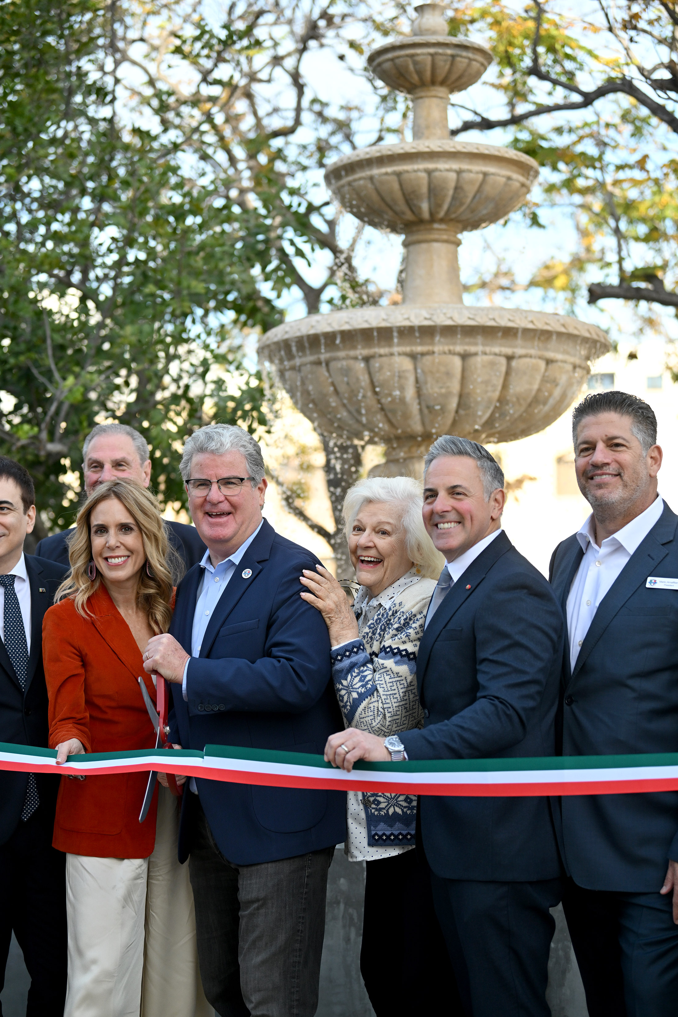 Councilmember Tim McOsker is joined by Italian Consul General of...
