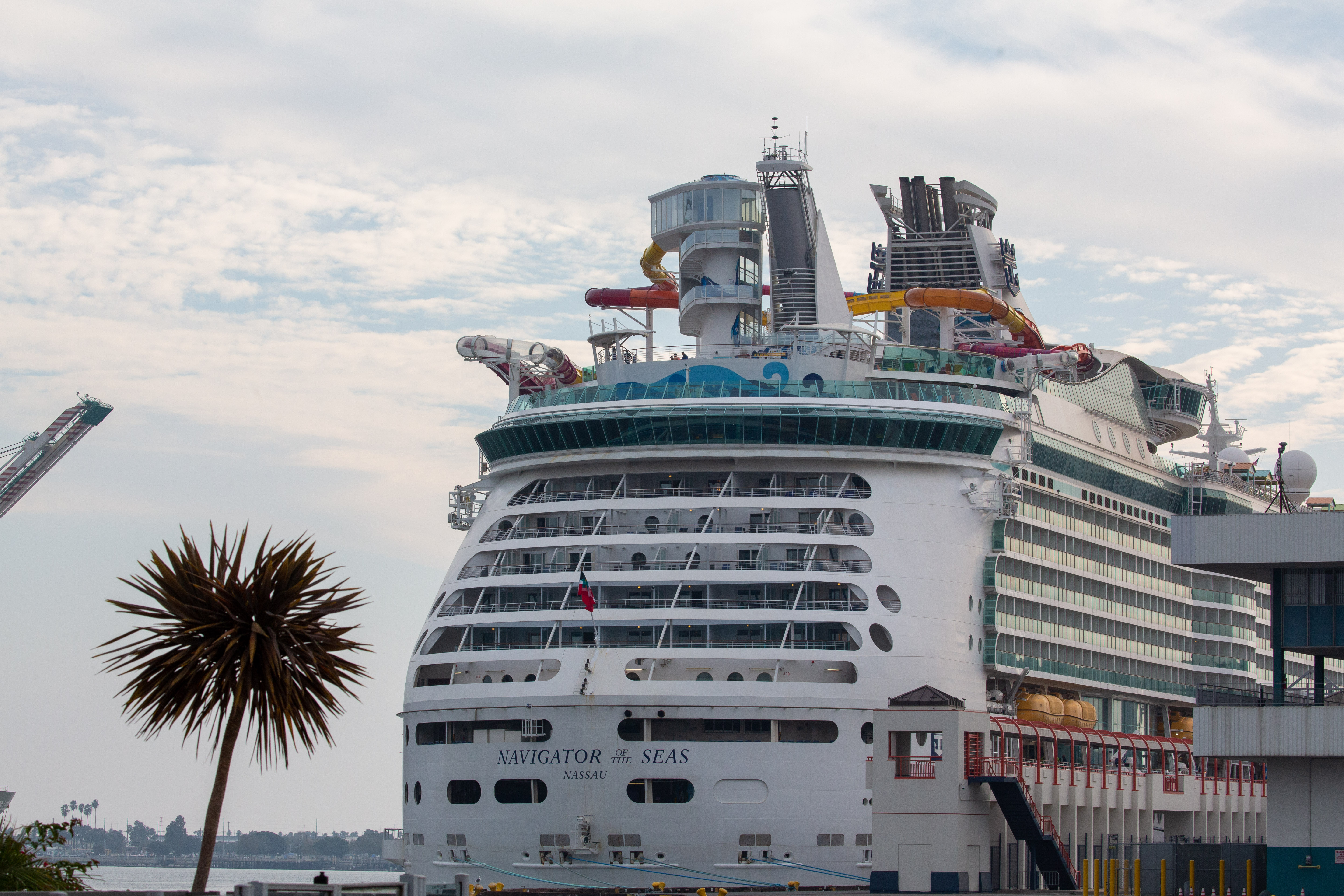 The Royal Caribbean Cruise Lines ship Navigator of the Seas...