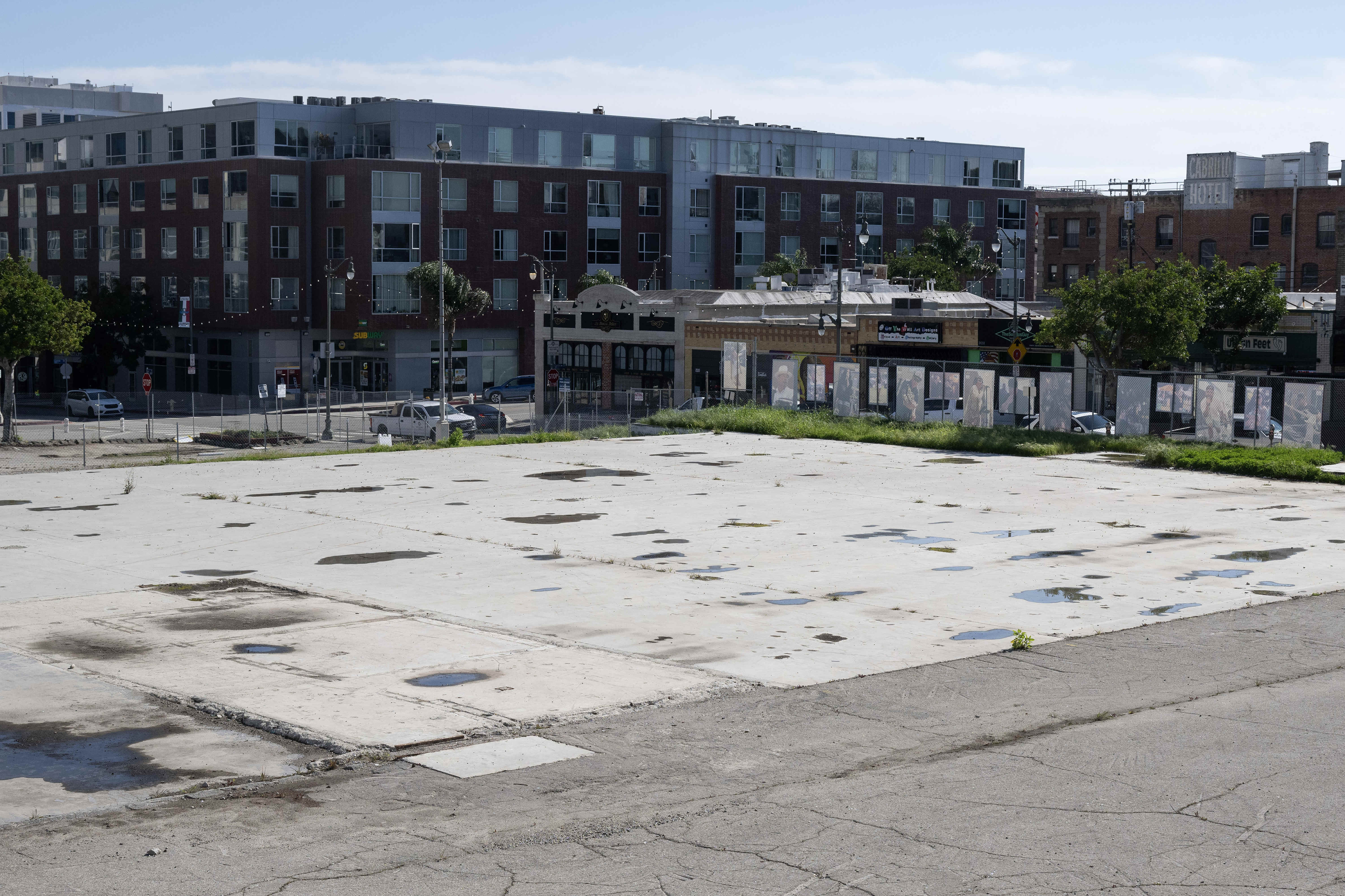 The county-owned former courthouse property in San Pedro on Friday,...