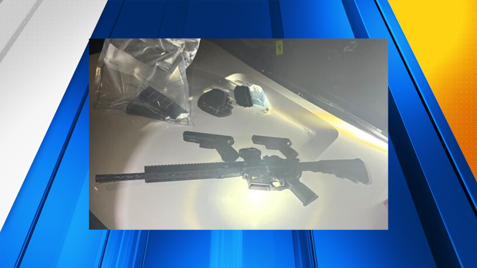 Guns reportedly recovered by PPB officers after a shooting in the Mt. Tabor neighborhood on...