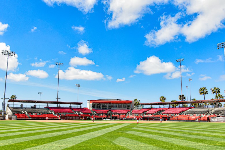 Tony Gwynn StadiumTony Gwynn Stadium on the SDSU campus. Strasburg makes a pitch to improve baseball operations at SDSU. (File photo by Megan Ellis/Times of San Diego)