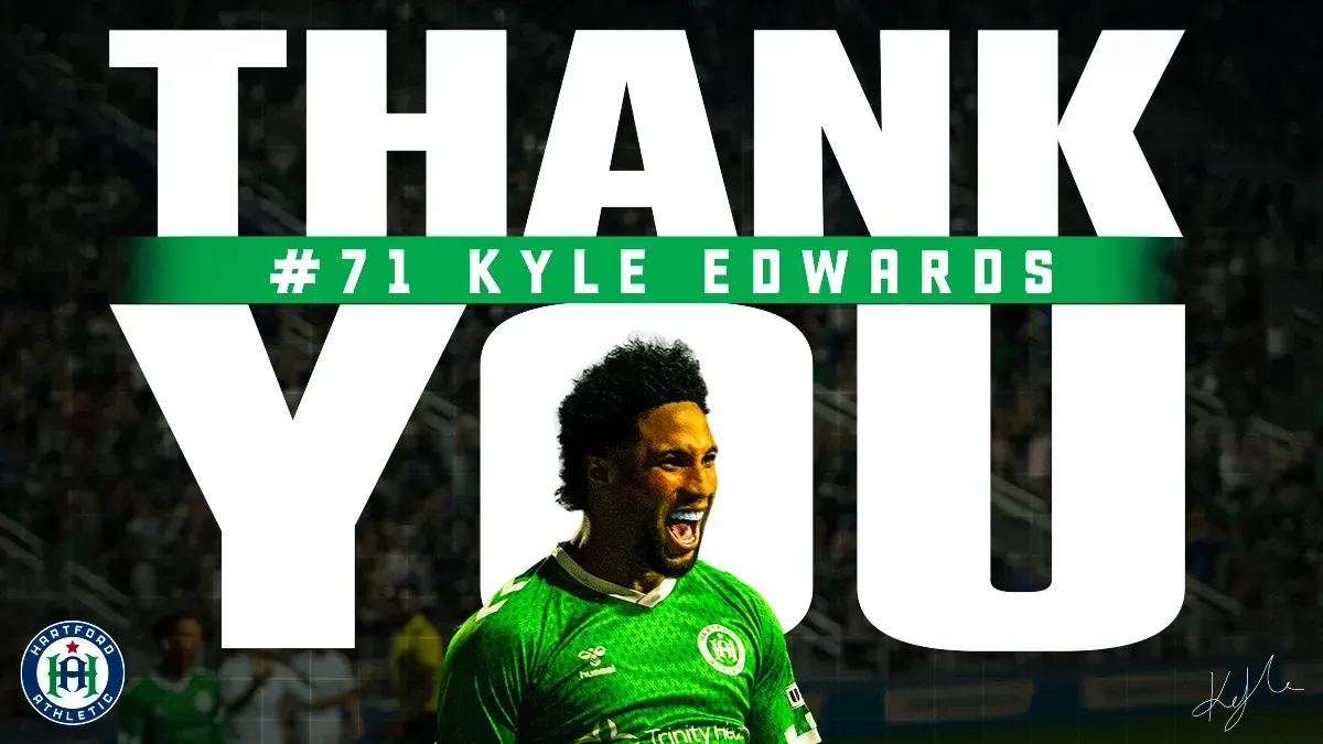 Hartford Athletic Transfer Kyle Edwards to Sacramento Republic