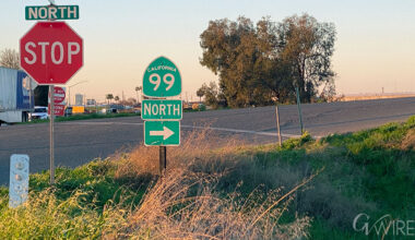 The Highway 99 onramp at North Avenue in Fresno