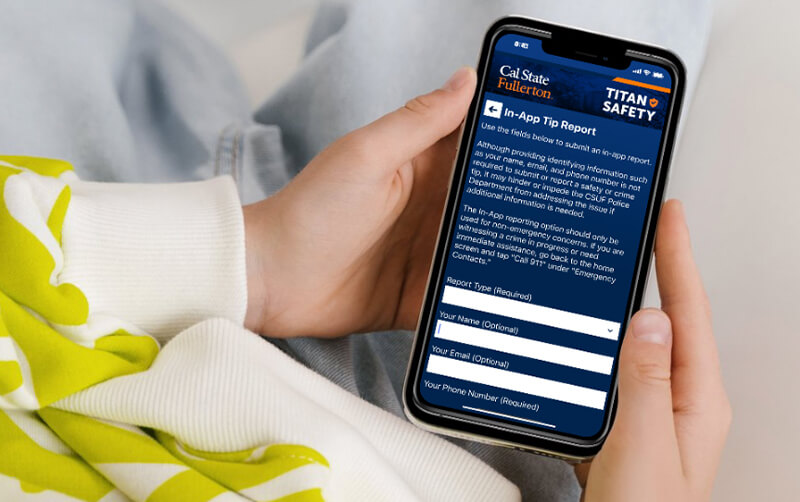 CSUF Police Department Launches TitanSafety Mobile App
