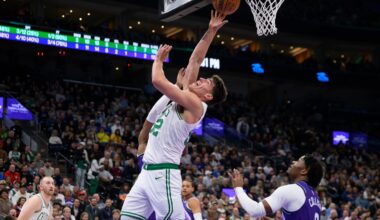 Celtics center Luka Garza has averaged 10.6 points and 6.4 rebounds in the last five games since rejoining Joe Mazzulla's rotation.