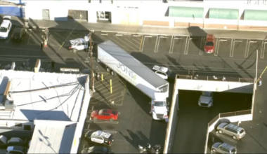 Man fatally struck by semi-truck in Van Nuys parking lot – NBC Los Angeles