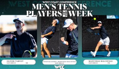 San Diego Sweeps First Men's Tennis Players Of The Week Of 2026